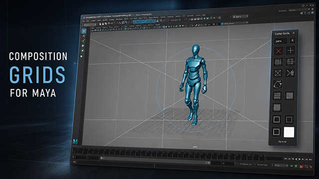 Maya Compositoon Grids